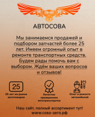 Диск торм. KIA CARNIVAL 14- задний